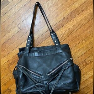 Botkier black Leather Tote Bag